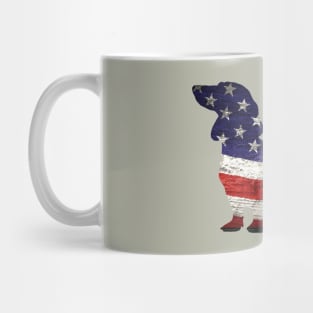 USA Flag Dachshund Mug